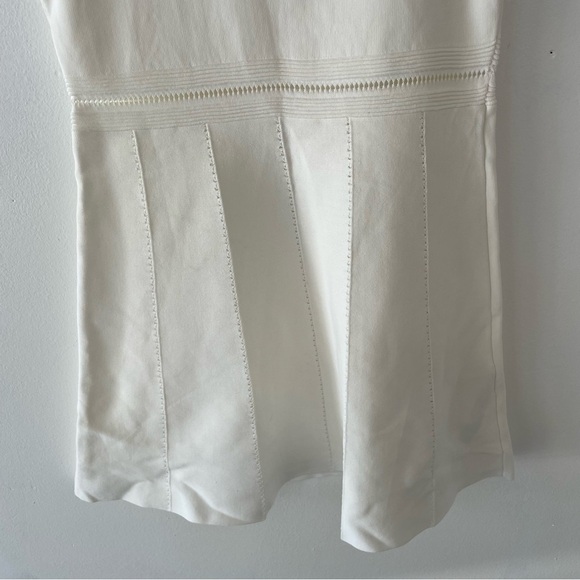 New! Zara White Openwork Knit Sleeveless Mini Dress 37632 - Picture 5 of 11